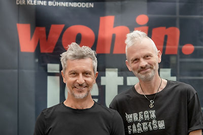 Konrad Haller und Toto Hölters, Intendanten (Foto: Hanno Endres)