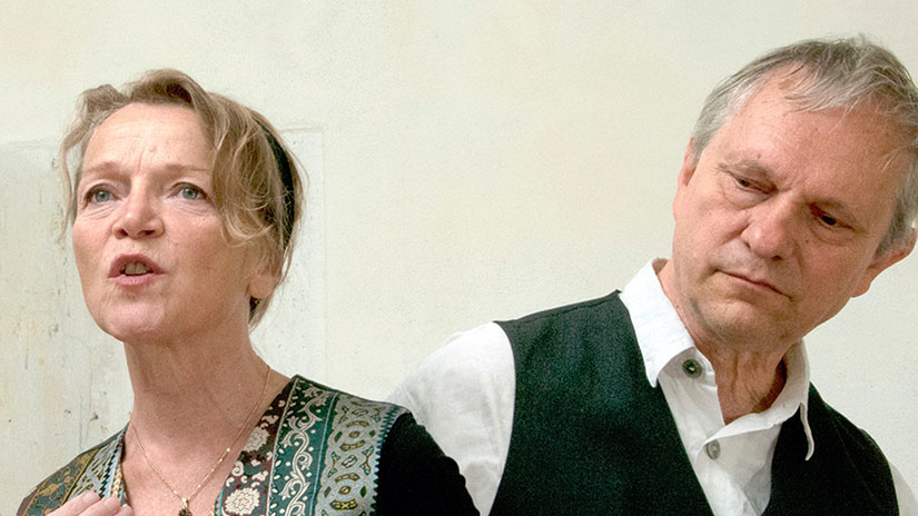 Iphigenie auf Tauris von Johann Wolfgang von Goethe  Ein Mikrodrama mit Jutta Seifert und Markus von Hagen (Foto: Thomas Nathe)