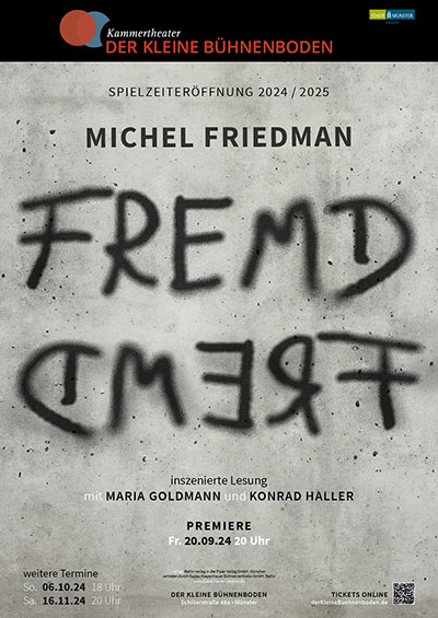 FREMD / Michel Friedman / Plakat 2024